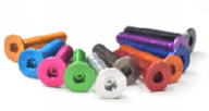 Aluminum alloy countersunk head screw M3*18 10pcs/bag Purple