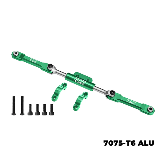 7075-T6 ALLOY FRONT STEERING LINK SET Green
