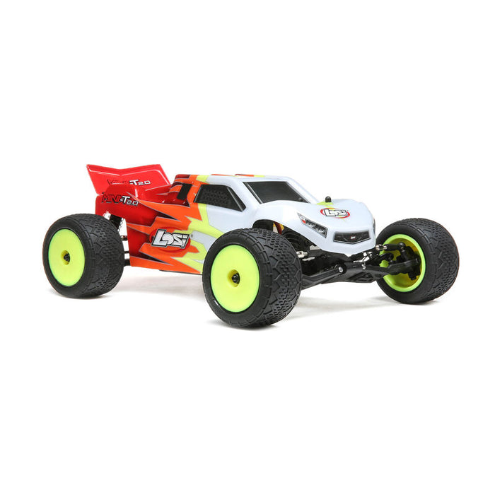 1/18 Mini-T 2.0 2WD Stadium Truck Brushed RTR, Gray/White