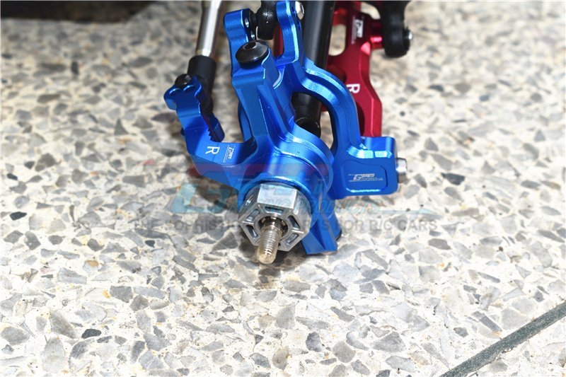 ARRMA KRATON 4X4 4S BLX Aluminum Front Knuckle Arms - 4pc set (RED) AR330523