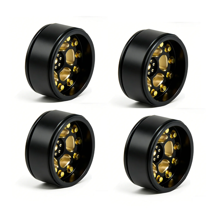 SCX30 Brass 0.7" Wheel  Offset 3.6mm  4pcs/Set