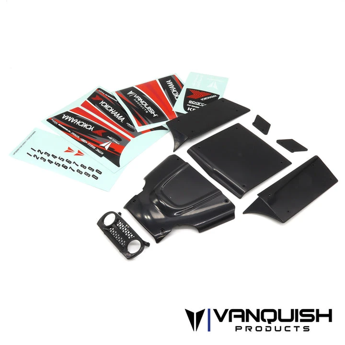 Vanquish Products H10 Optic Body Panels Set (Black/Yokohama) w/Decals