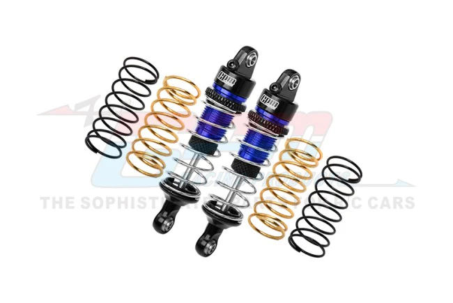 7075 ALLOY FRONT/REAR ADJUSTABLE SPRING SHOCK 58MM BLUE ( ARA330806)
