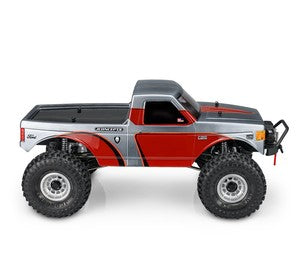 JConcepts Tucked 1989 Ford F-250 Scale Rock Crawler Body (Clear) (12.3")
