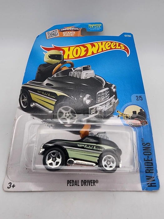 Hot Wheels Pedal Driver HW Ride-Ons 2/5 67/250 NEW Black L2