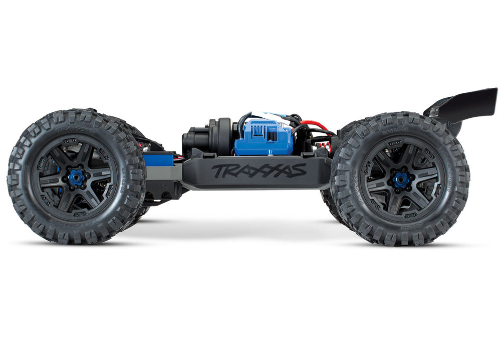 E-Revo® VXL Brushless:  1/10 Scale 4WD Brushless Electric Monster Truck with TQi 2.4GHz Traxxas Link™ Enabled Radio System and Traxxas Stability Management (TSM)®