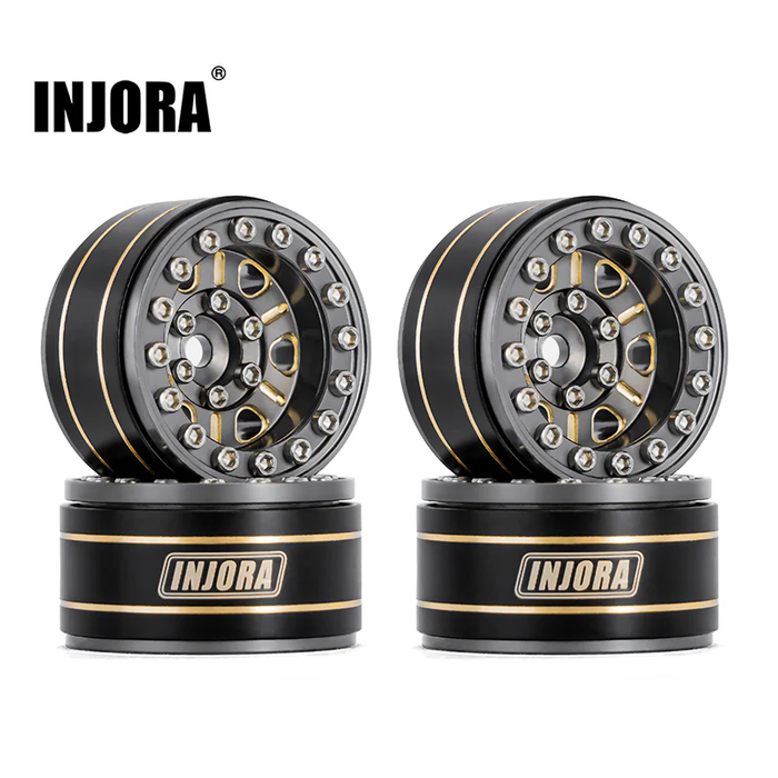 1.0" 47g/pcs Brass Beadlock Wheels Negative Offset 3.15mm