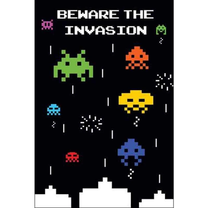 Beware the Invasion NEW Poster 24 In x 36 In
