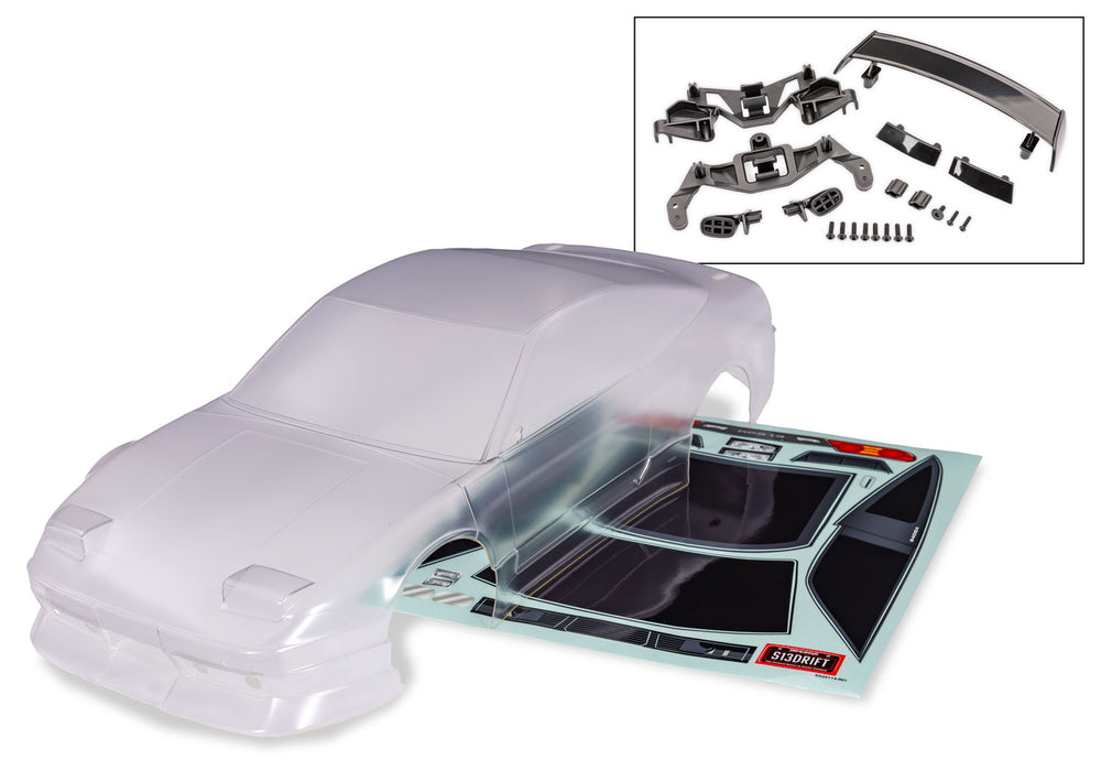 4-Tec Drift Nissan 240SX Clear Body