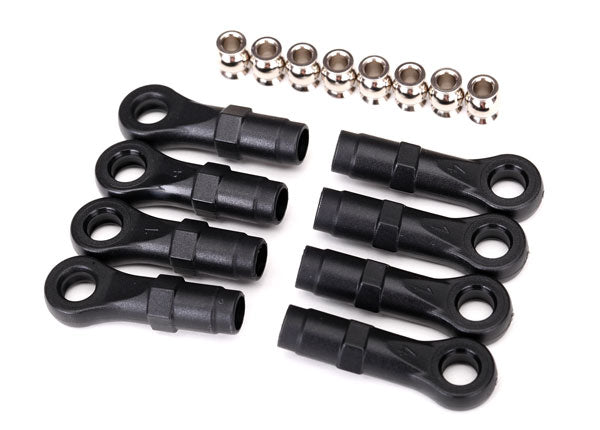 Rod ends, extended (standard (4), angled (4))/ hollow balls (8) (for use with TRX-4® Long Arm Lift Kit)