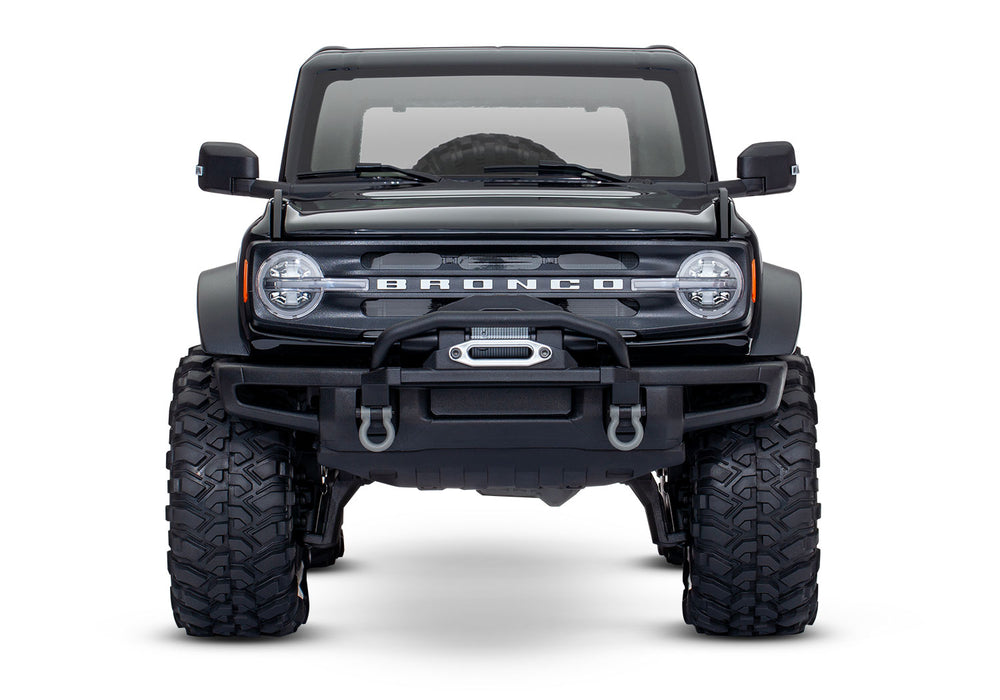 TRX-4® Scale and Trail™ Crawler with 2021 Ford Bronco Body:  4WD Electric Truck with TQi Traxxas Link™ Enabled 2.4GHz Radio System Black
