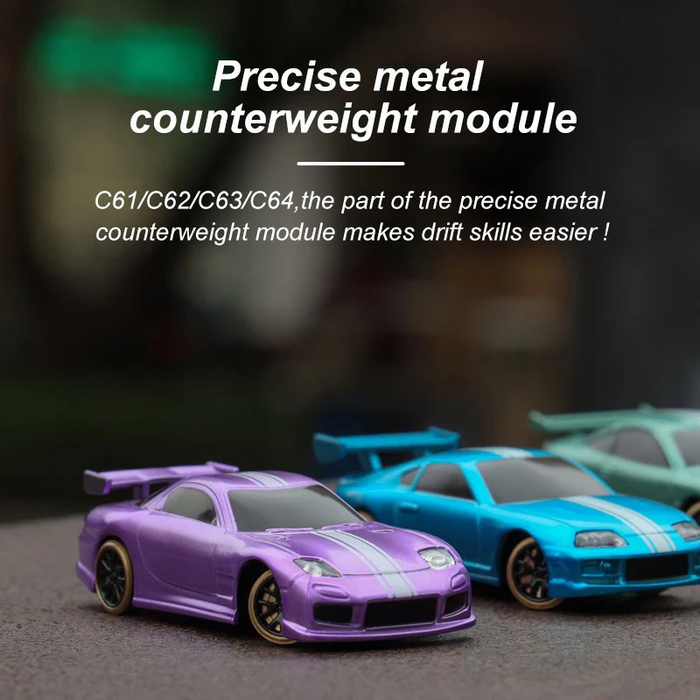 Turbo Racing C61 1:76 Drift Car Purple