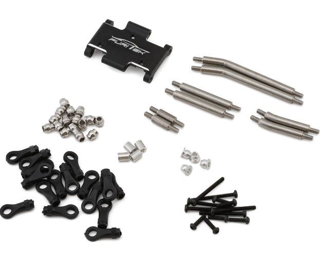 Furitek FX118 Steel High Clearance Links Set w/Aluminum Skid Plate
