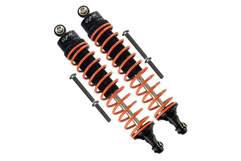 ALUMINUM REAR HEAVY-DUTY ADJUSTABLE DAMPER (115MM)  (Black) ARA330551
