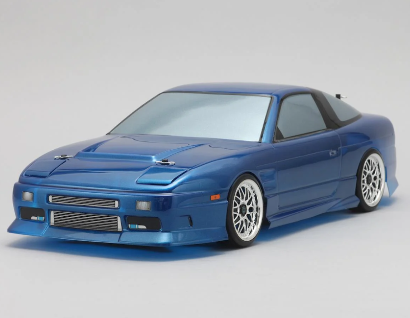 Yokomo Nissan 180SX Street Version Drift Body Set (Clear)
