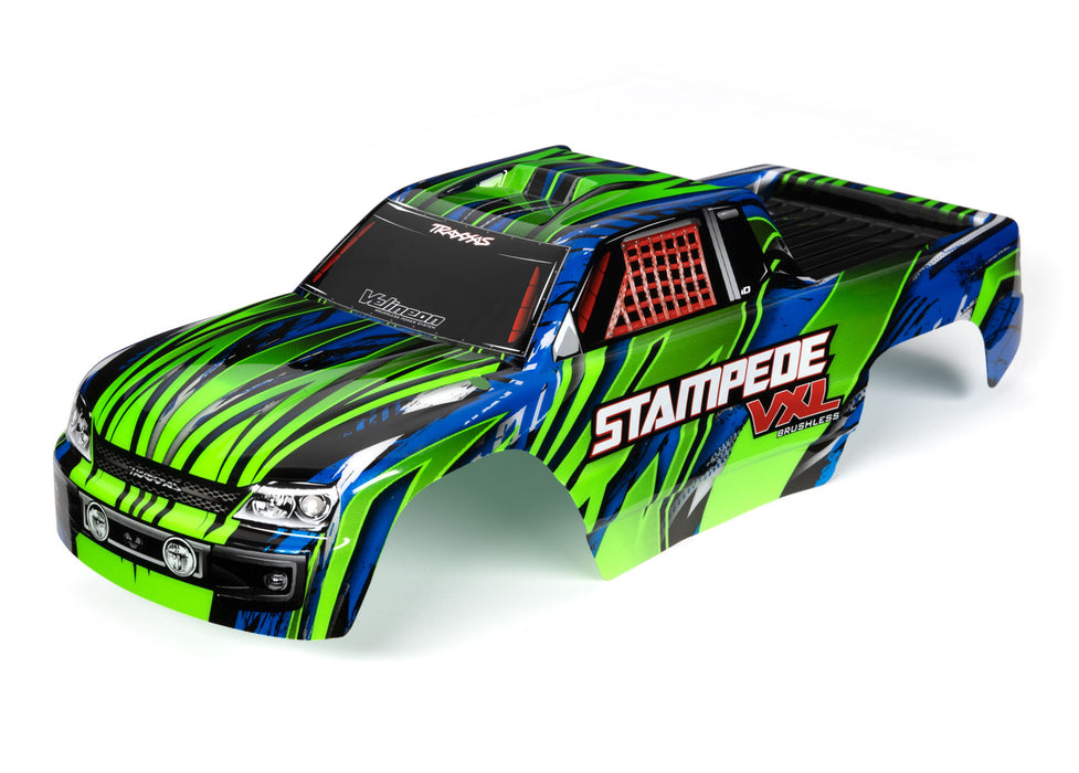 STAMPEDE VXL, BODY, GRN/BLU
