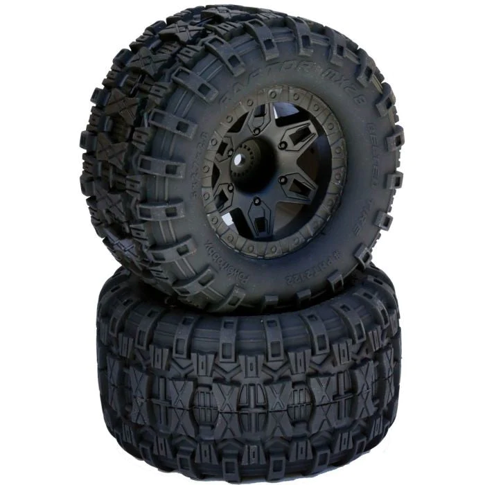 Powerhobby 2.8 Raptor Belted Tires / Wheels 12MM Rear FOR Traxxas 2WD