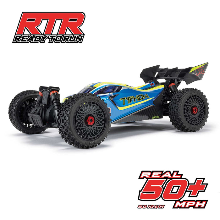 1/8 TYPHON 4X4 223S BLX BRUSHLESS BUGGY RTR WITH DSC  BLUE
