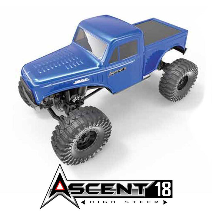 Redcat Ascent-18 1/18 Scale Brushed Electric Rock Crawler Blue