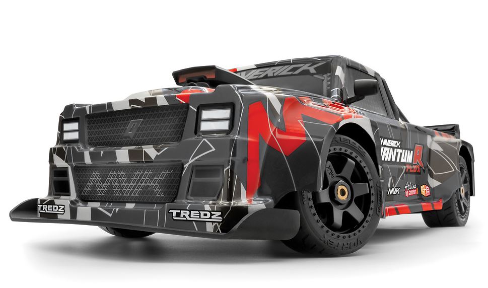 QuantumR Flux 4S 1/8 4WD RTR Race Truck - Grey / Red