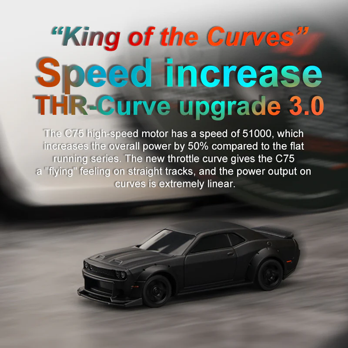 Turbo Racing C74 1:76 On-Road Car RTR - Black