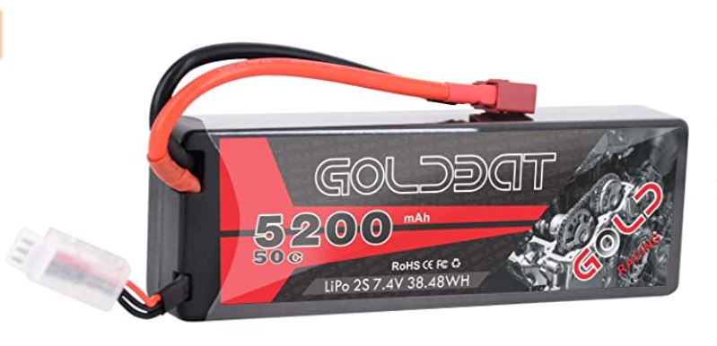 5200mAh 50C 2S 7.4V RC LiPo Deans