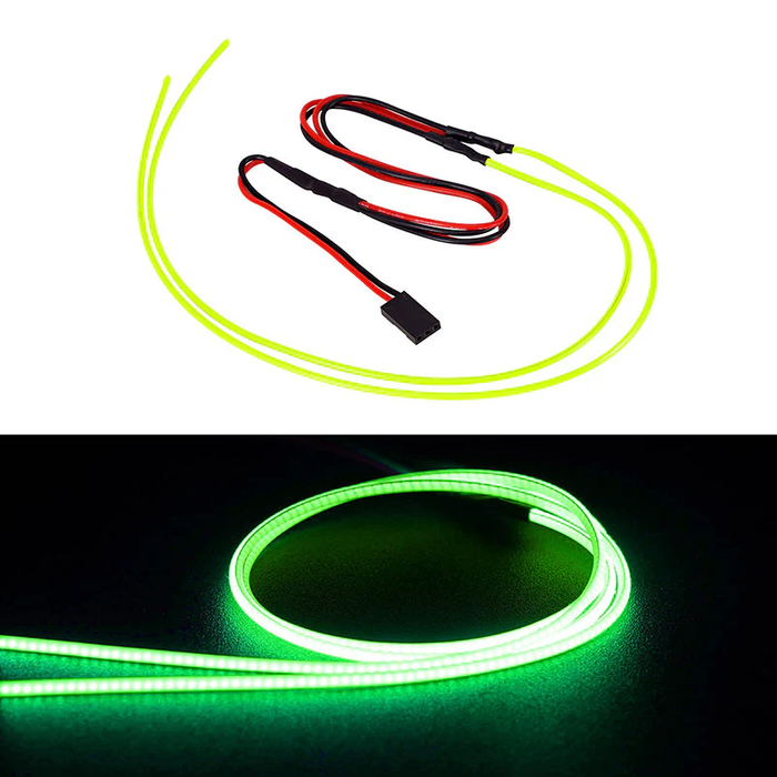 Flexible Cuttable LED Strip Lights for RC Cars Green