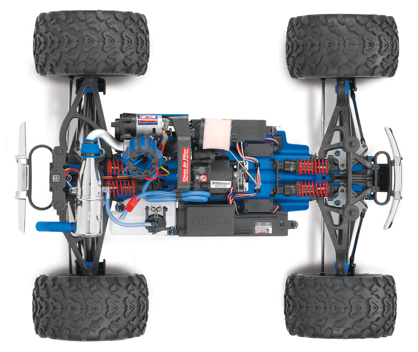 Revo® 3.3:  1/10 Scale 4WD Nitro-Powered Monster Truck (with Telemetry Sensors) with TQi 2.4GHz Radio System, Traxxas Link™ Wireless Module, and Traxxas Stability Management (TSM)®
