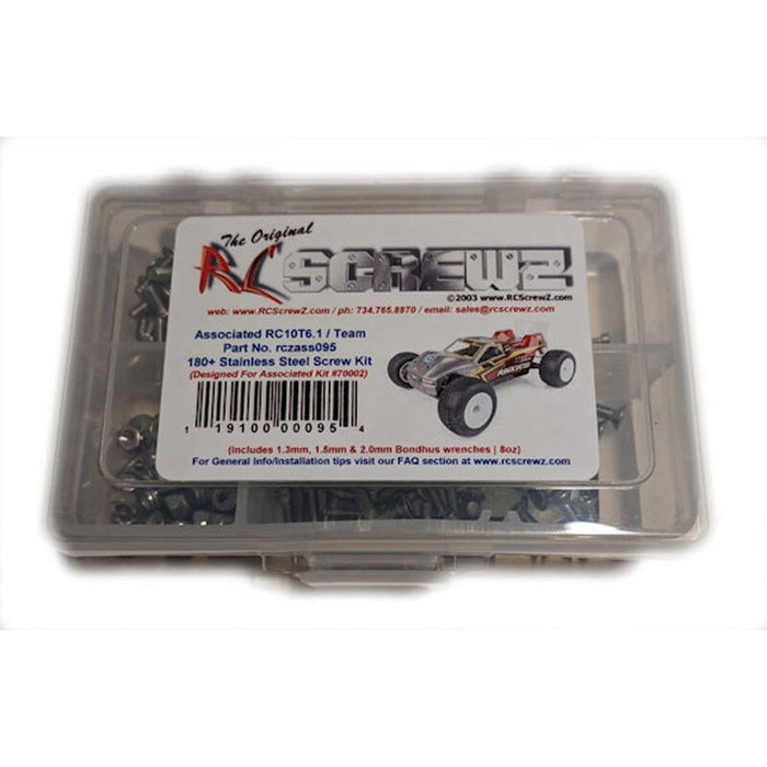 Stainless Steel Screw Set: Team Associated RC10T6.1 Team 1/10