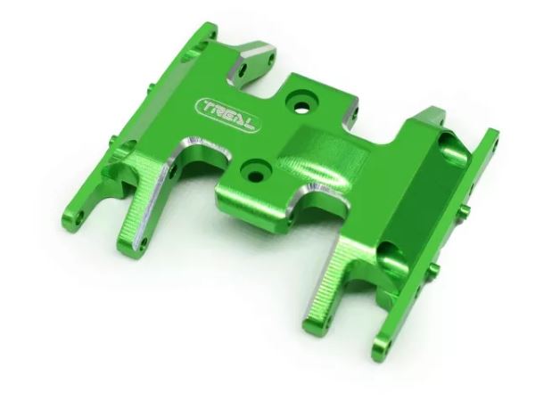 Treal Axial SCX24 Aluminum 7075 Skid Plate Green