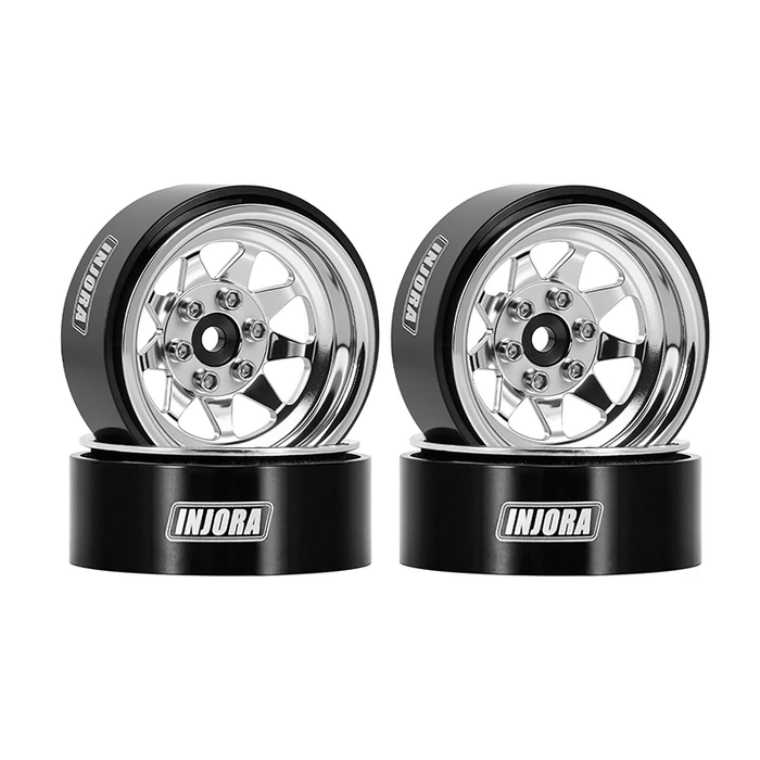 1.3" Stamped Steel Wheels -4.05mm Offset for 1/24 1/18 RC Crawlers