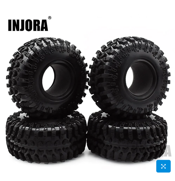 4PCS 2.2" 128*54mm Rubber Tires For 1/10 RC Crawler