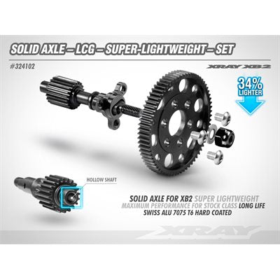 SOLID AXLE - LCG - LIGHTWEIGHT - SET