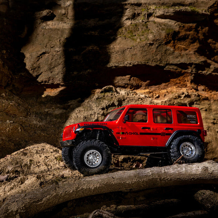 1/10 SCX10 III Jeep JLU Wrangler with Portals RTR - Orange