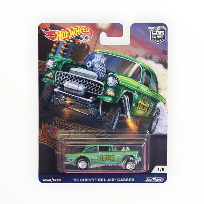 Hot Wheels '55 Chevy Bel Air Gasser - 2018 Car Culture A