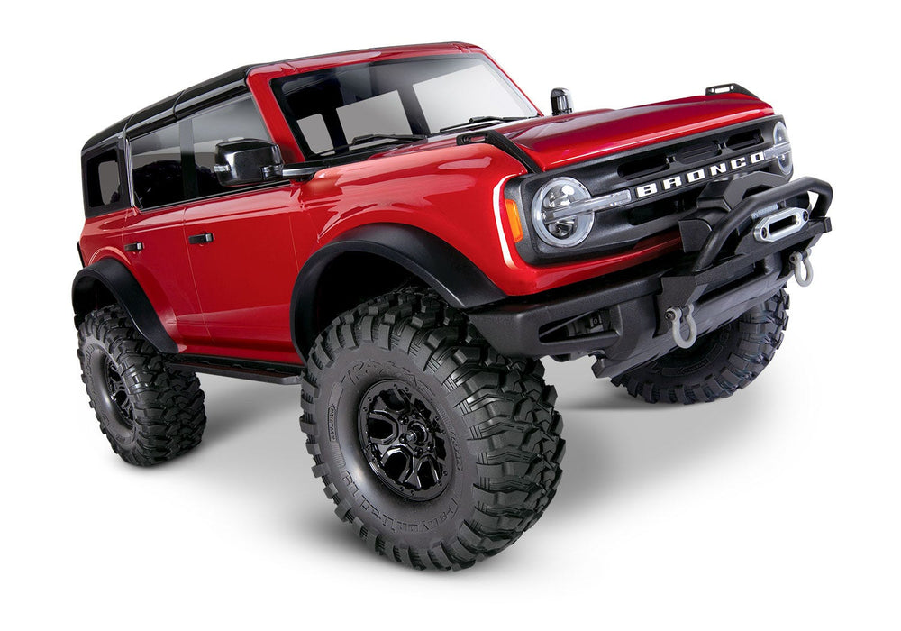 TRX-4® Scale and Trail™ Crawler with 2021 Ford Bronco Body:  4WD Electric Truck with TQi Traxxas Link™ Enabled 2.4GHz Radio System