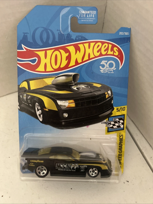 Hot Wheels 2018 HW Speed Graphics #5/10 '10 Pro Stock Camaro #202/365