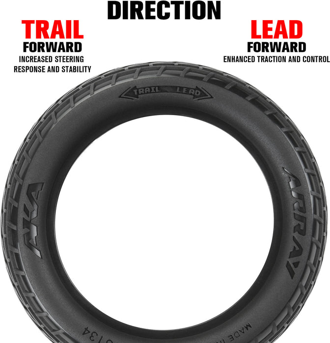 1/10 Array Super Soft Long Wear Rear 2.2" Dirt Oval Tires (2)
