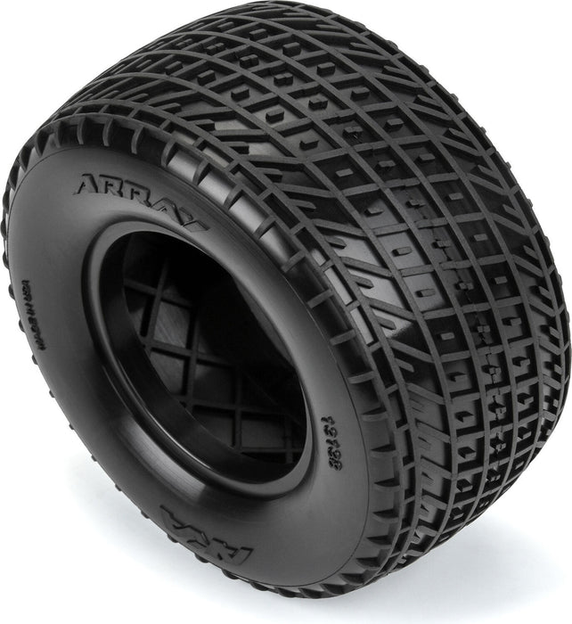 1/10 Array Clay Rear 1.7"/2.2" Dirt Oval Tires (2)