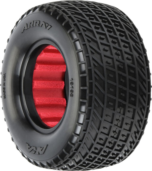 1/10 Array Clay Rear 1.7"/2.2" Dirt Oval Tires (2)