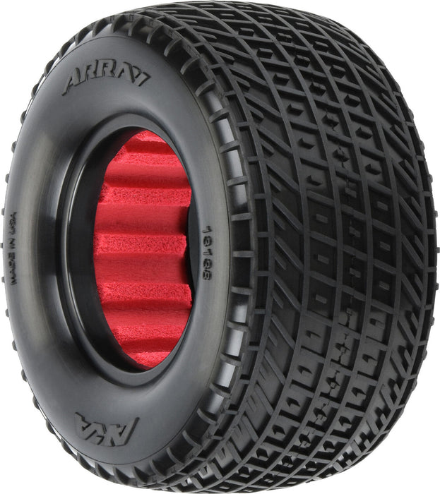 1/10 Array Clay Rear 1.7"/2.2" Dirt Oval Tires (2)