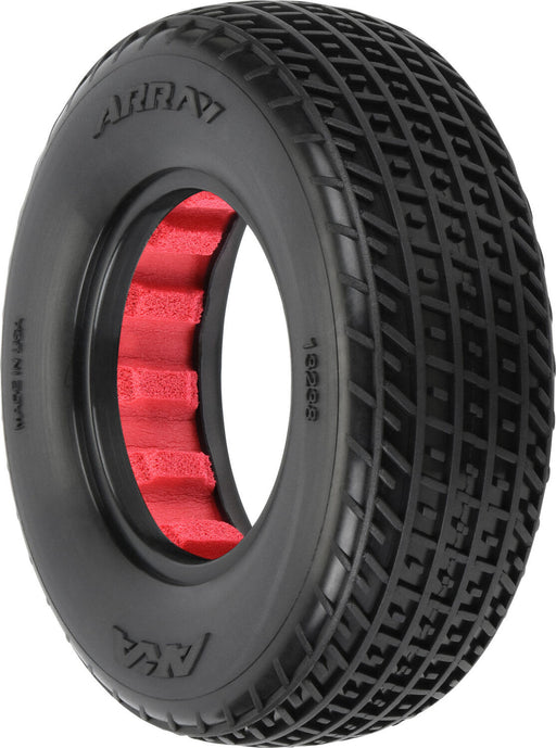 1/10 Array Clay 2WD Front 1.7"/2.2" Dirt Oval Tires (2)