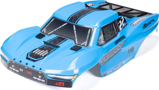 1/10 Clipless Painted Trimmed Body Set with Decals, Blue: FURY 2WD