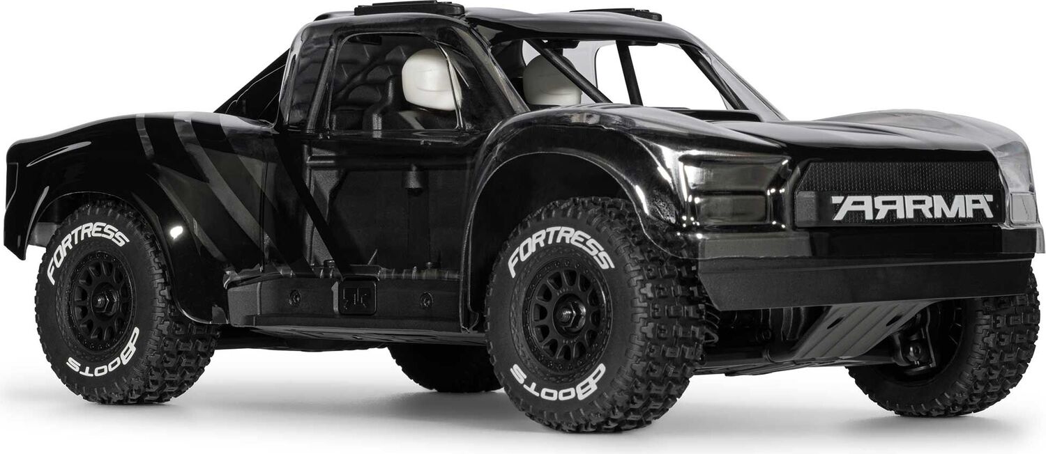 1/16 MOJAVE GROM 4X4 RTA KIT Brushed Desert Truck (Battery & Charger Included), Clear/Black