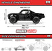 1/16 MOJAVE GROM 4X4 RTA KIT Brushed Desert Truck (Battery & Charger Included), Clear/Black