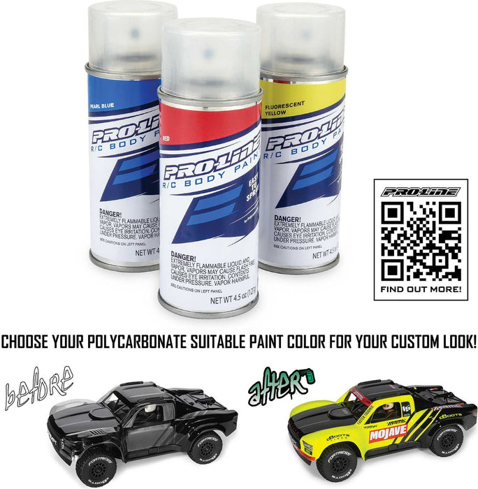 1/16 MOJAVE GROM 4X4 RTA KIT Brushed Desert Truck (Battery & Charger Included), Clear/Black