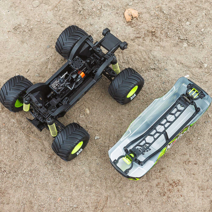 1/16 GORGON GROM 4X4 RTR Brushed Monster Truck (Battery & Charger Included), Yellow