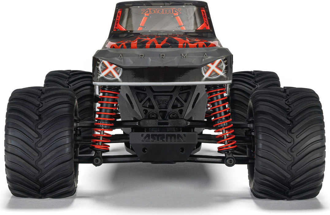 1/16 QUAKE GROM 4X4 RTR Brushed Monster Truck (Battery & Charger Included), Red