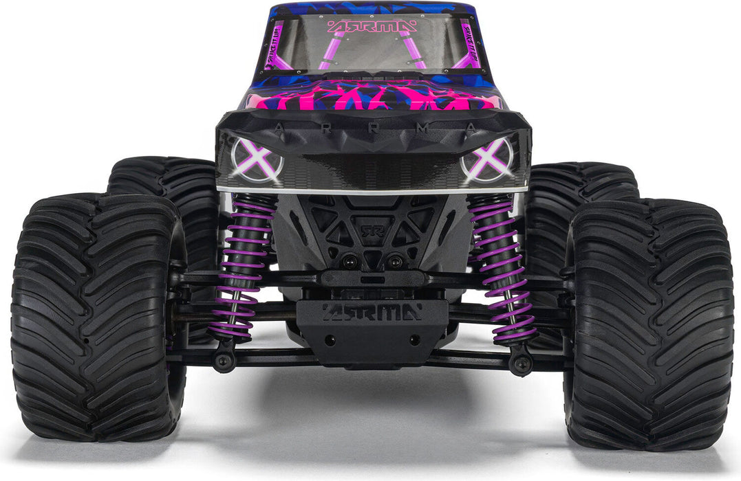 1/16 QUAKE GROM 4X4 RTR Brushed Monster Truck (Battery & Charger Included), Purple