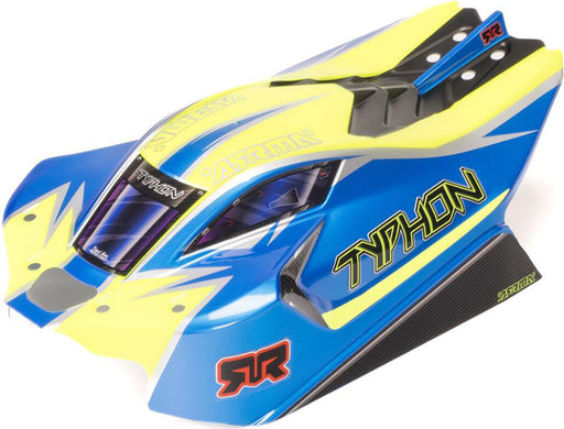 1/8 Clipless Painted Decaled Body, Blue: TYPHON 4X4